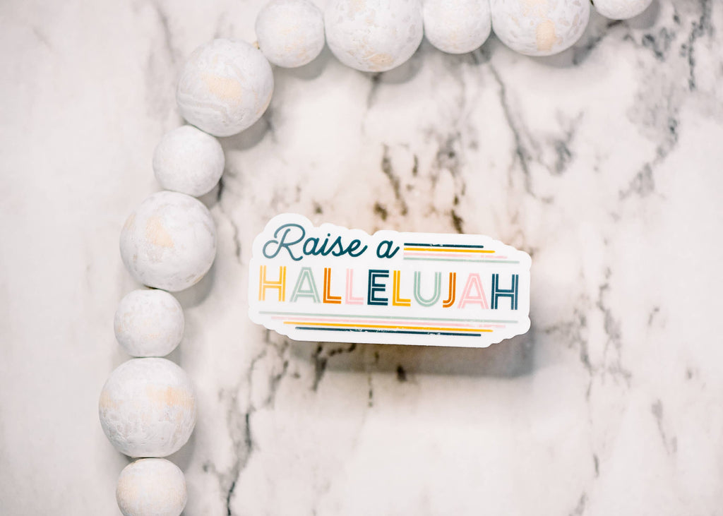 "Raise A Hallelujah" Vinyl Sticker