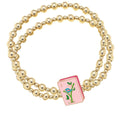 Mahjong Tile Stretch Bracelet