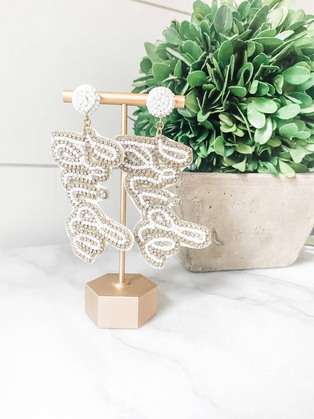 Bride Beaded Earrings