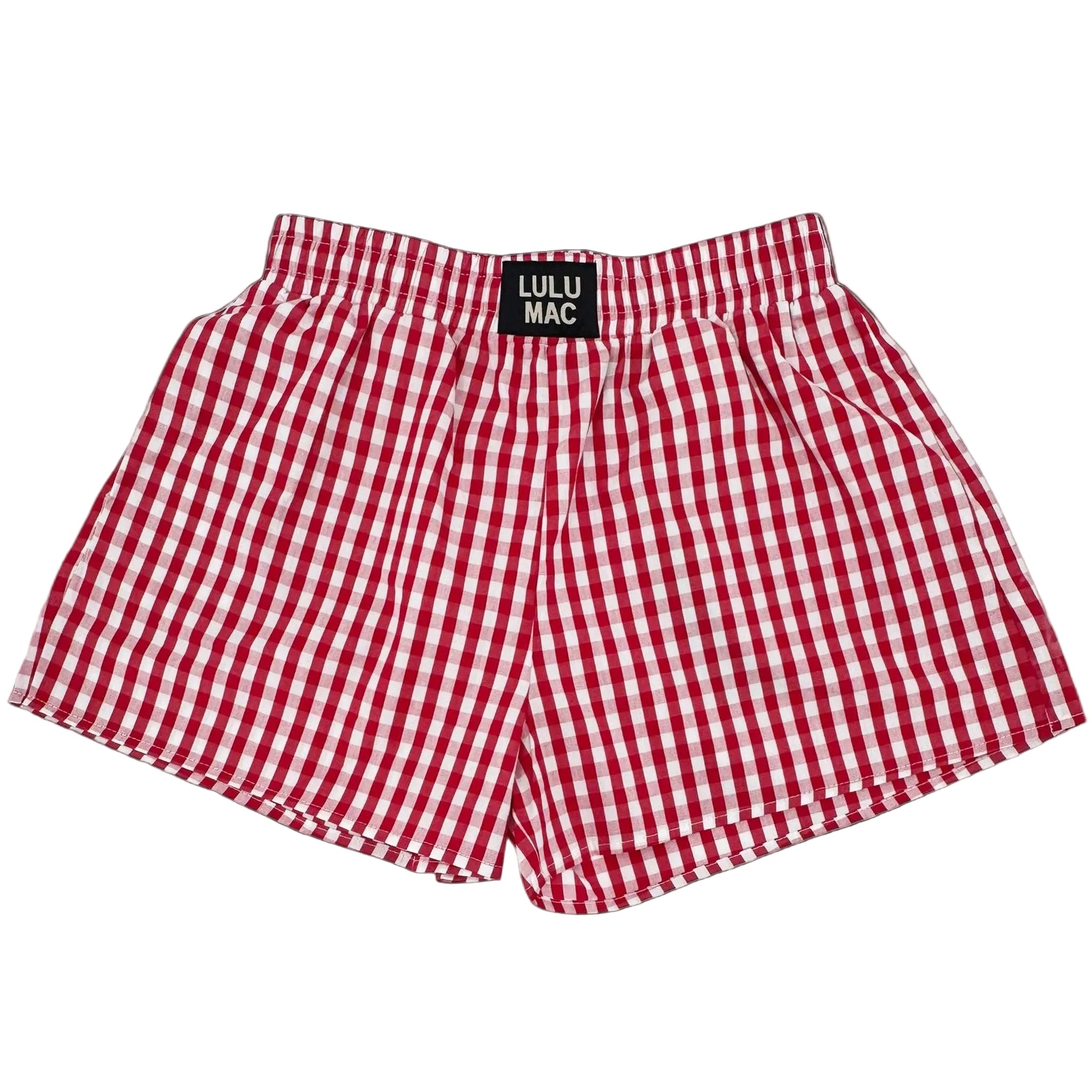 Lulu Mac Shorts (Red Gingham)