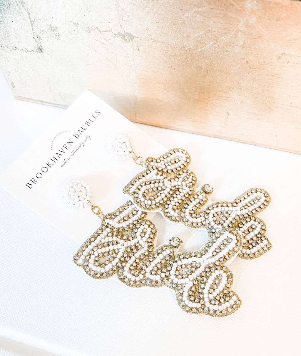 Bride Beaded Earrings