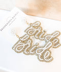 Bride Beaded Earrings