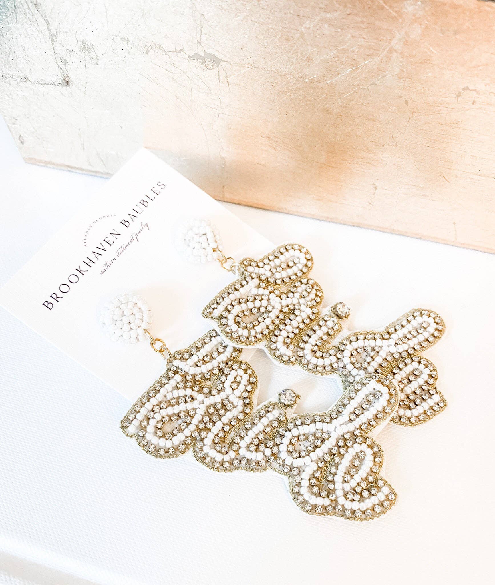 Bride Beaded Earrings