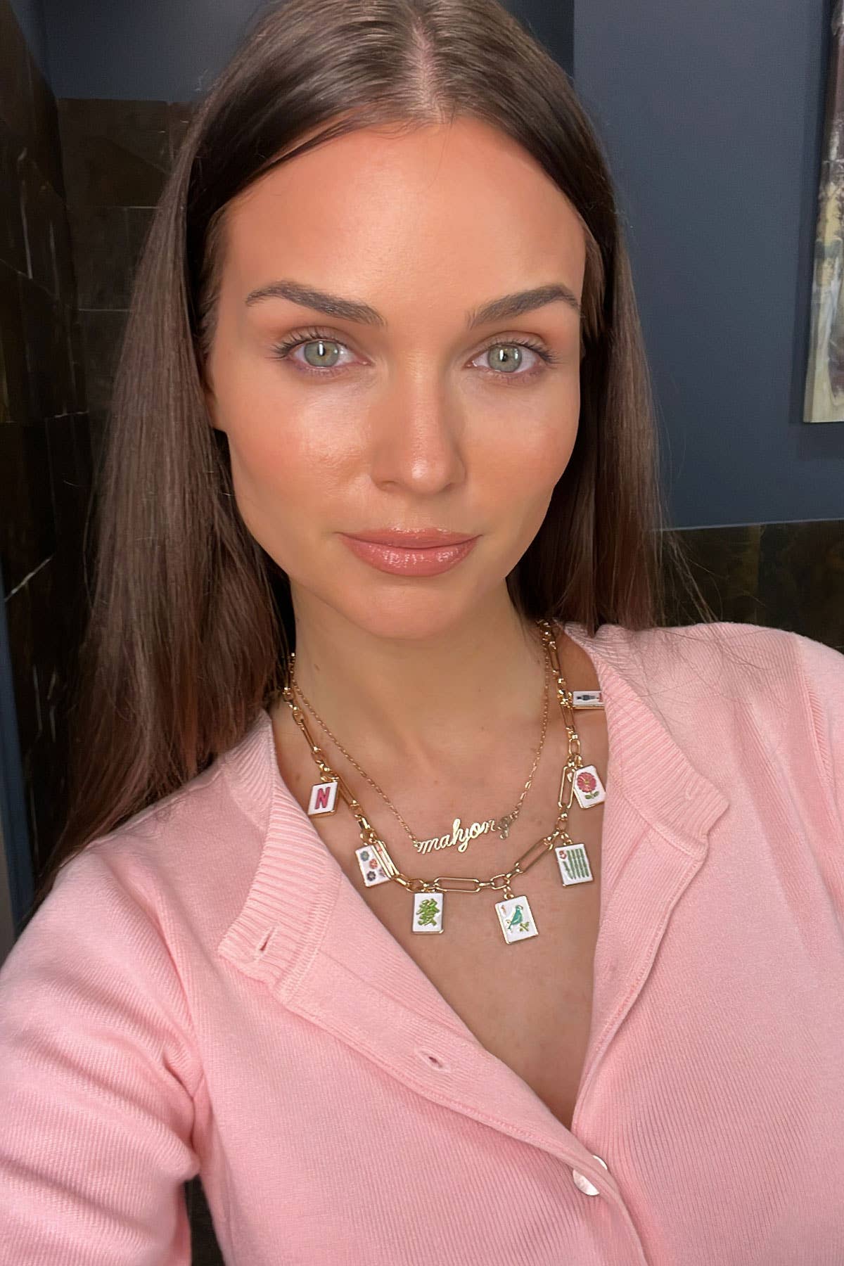 Mahjong Charm Necklace