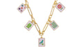 Going Mahjong Enamel Charm Necklace