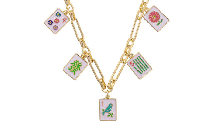 Mahjong Charm Necklace