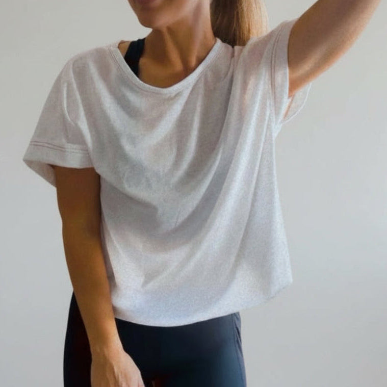 Living Free Tee: White