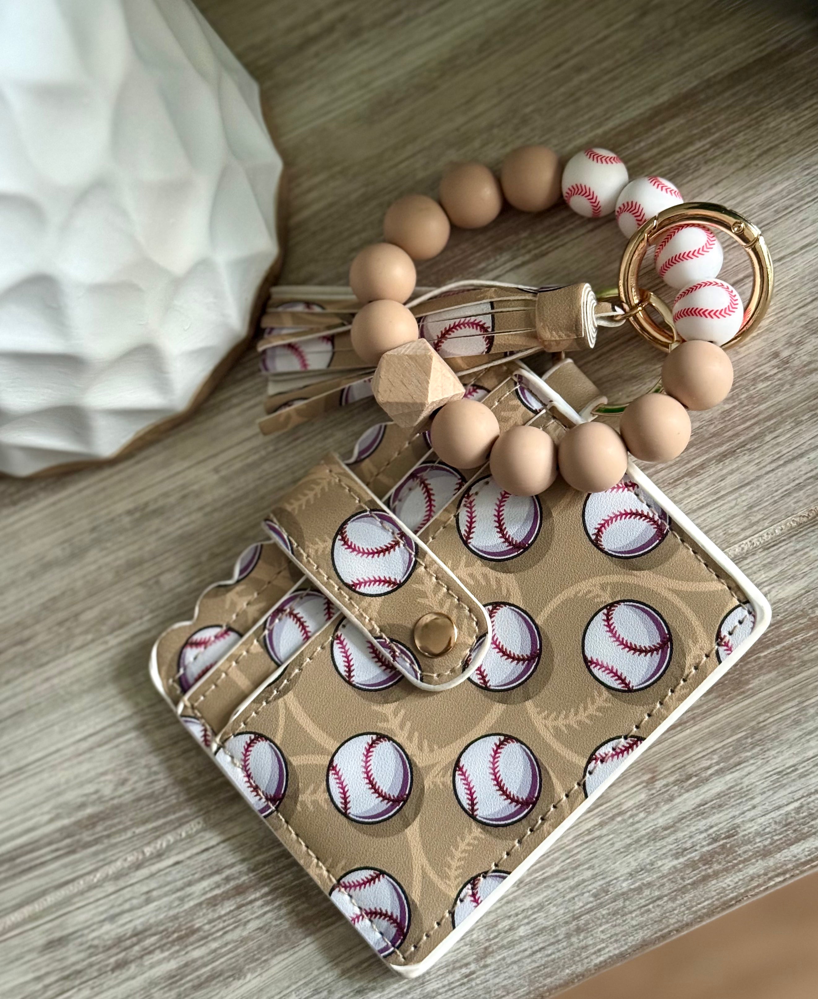 The Perfect Little Baseball Wristlet