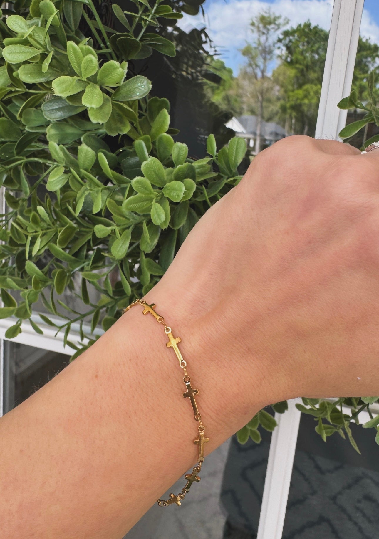 The Sunday Grace Cross Bracelet