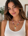 Sweet Heart Beaded Necklace