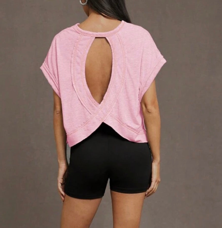 Living Free Tee (Pink)