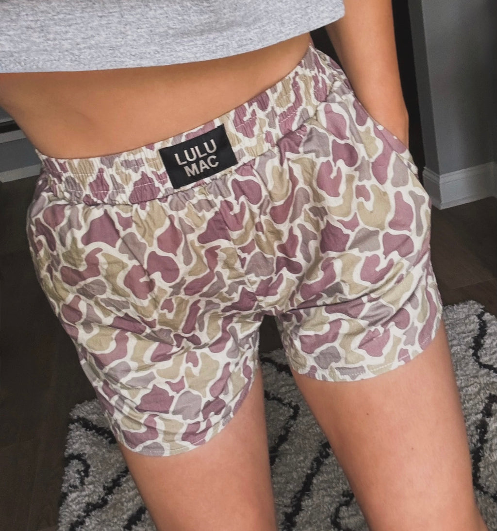 Lulu Mac Shorts (Light Camo)
