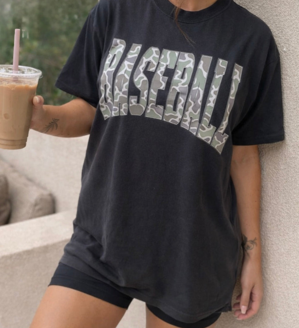 BASEBALL Duck Camo Tee