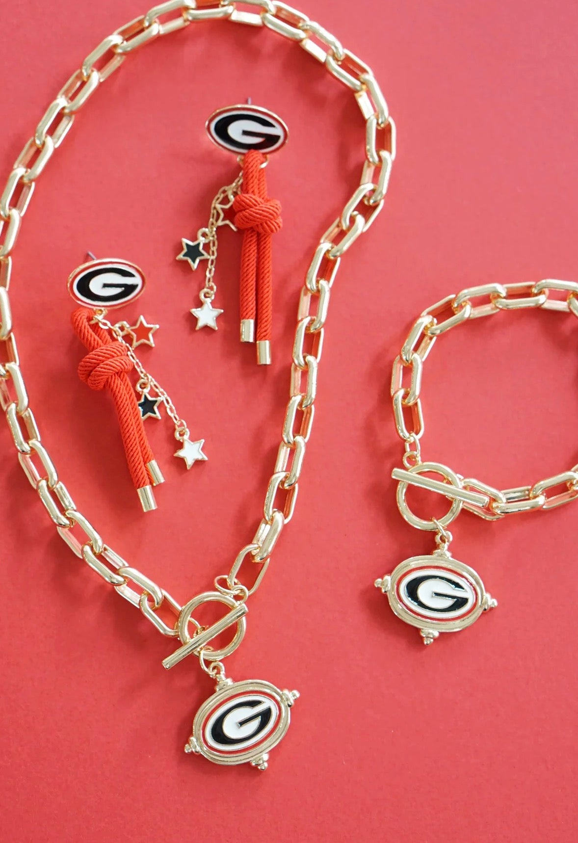 Georgia Bulldogs Logo Intaglio Bracelet