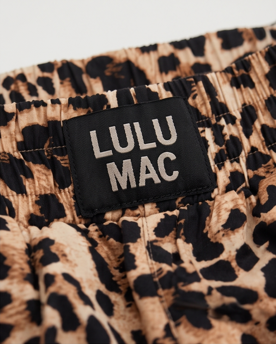 Lulu Mac Shorts: Leopard