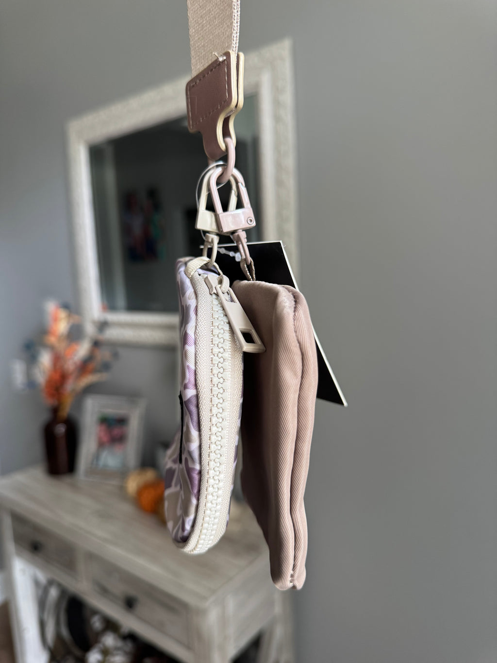 Camo/Beige Lulu Mac Wristlet