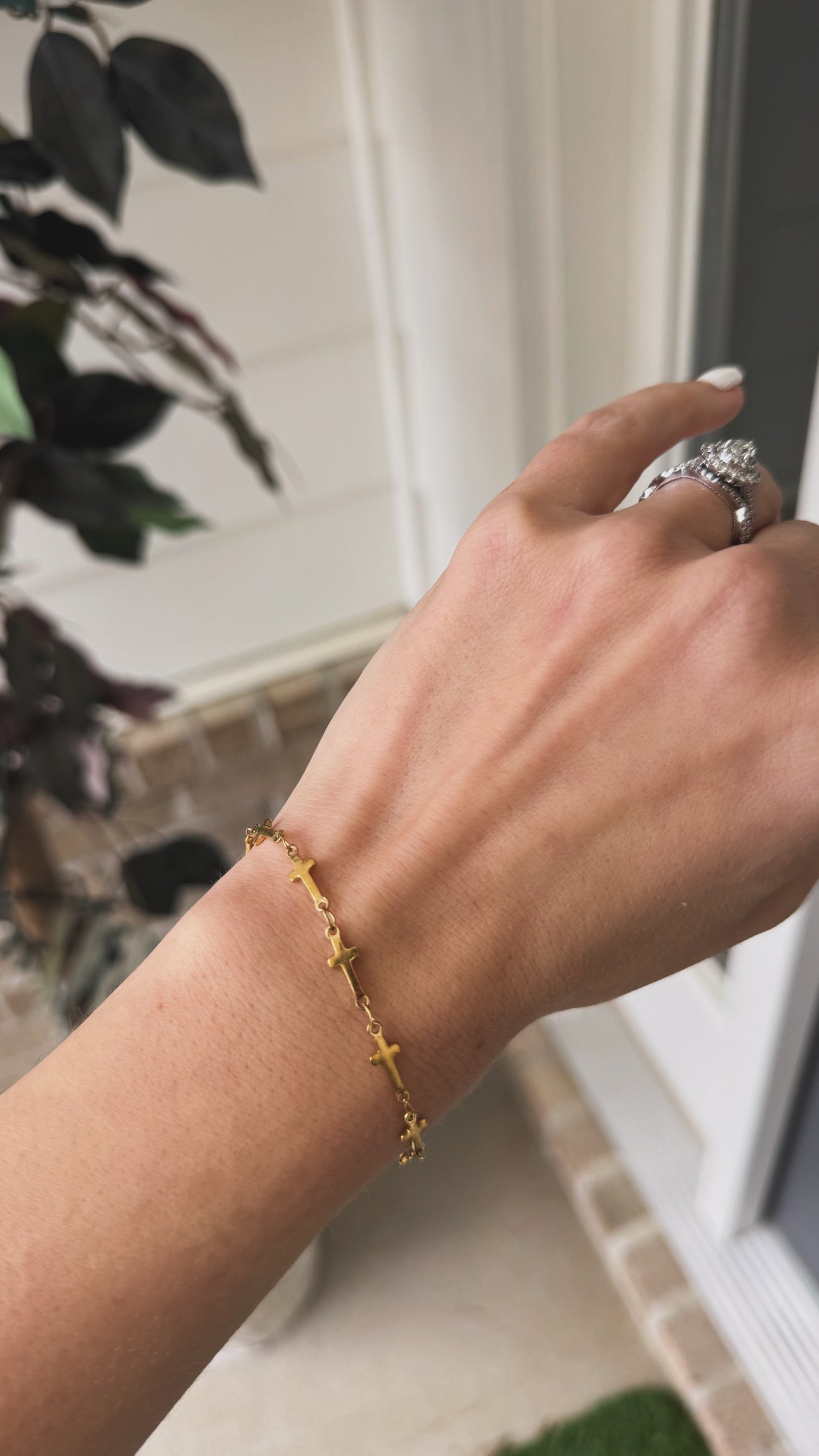The Sunday Grace Cross Bracelet