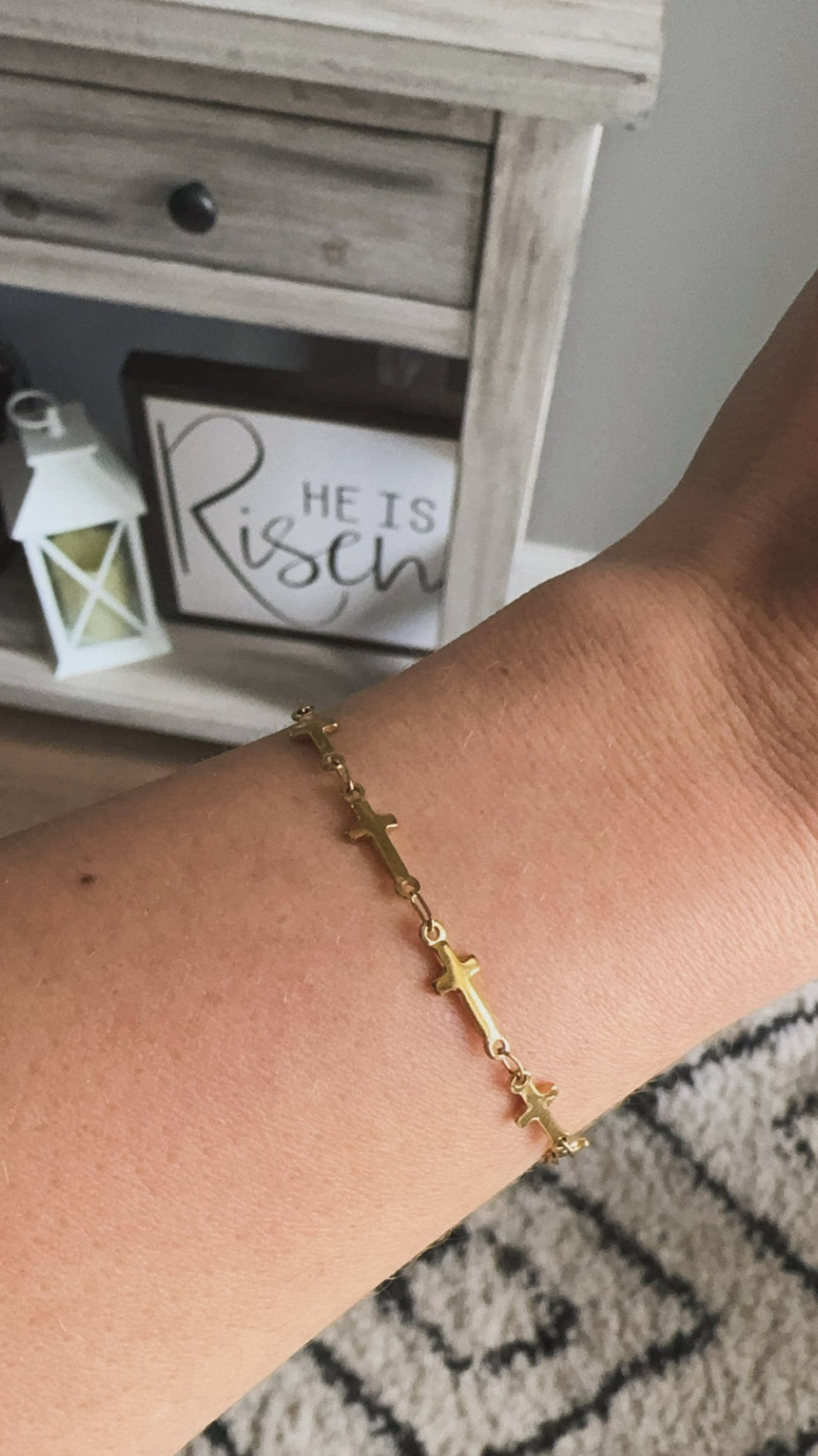 The Sunday Grace Cross Bracelet