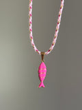 Catch of the Day Necklace (Pink)