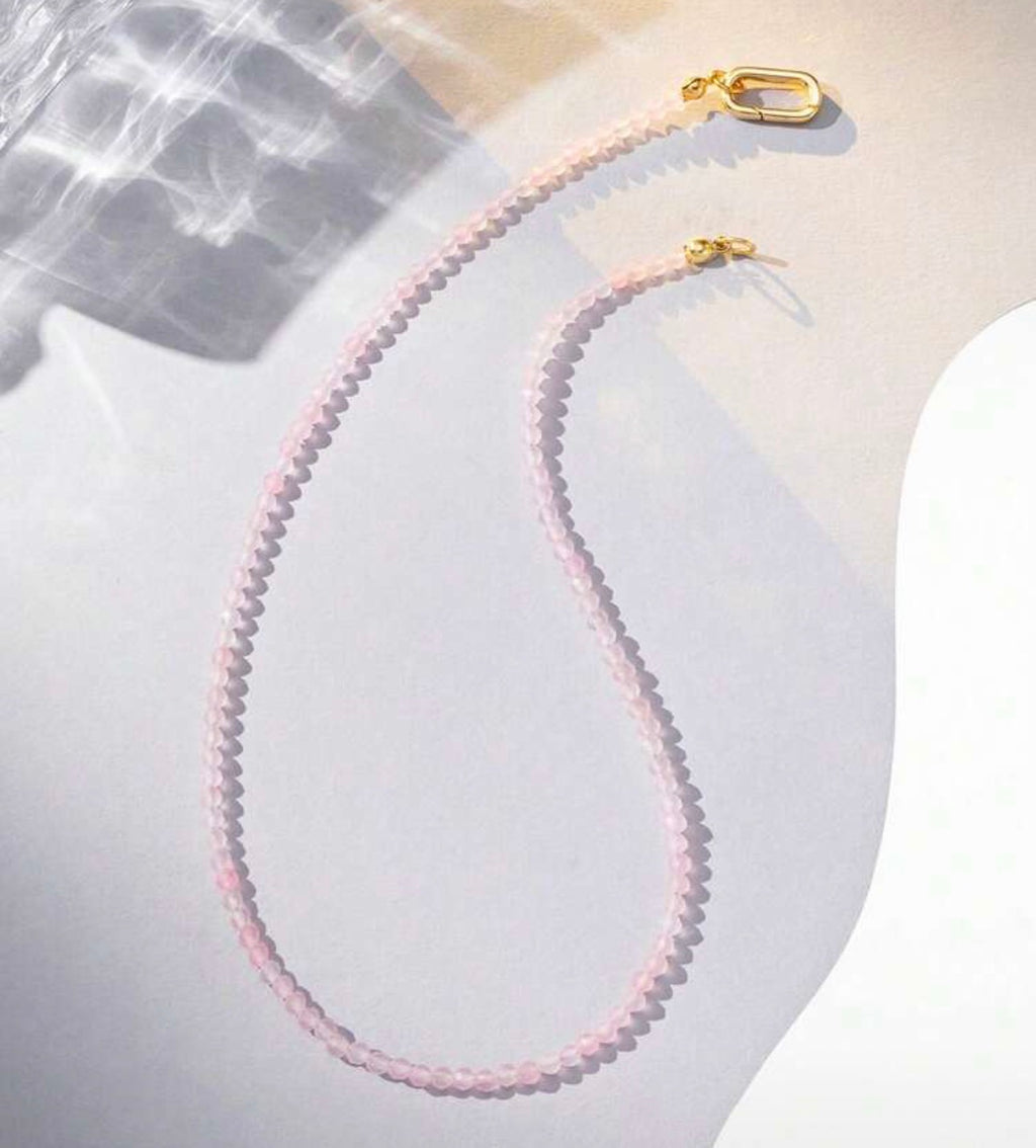 Blush Carabiner Necklace