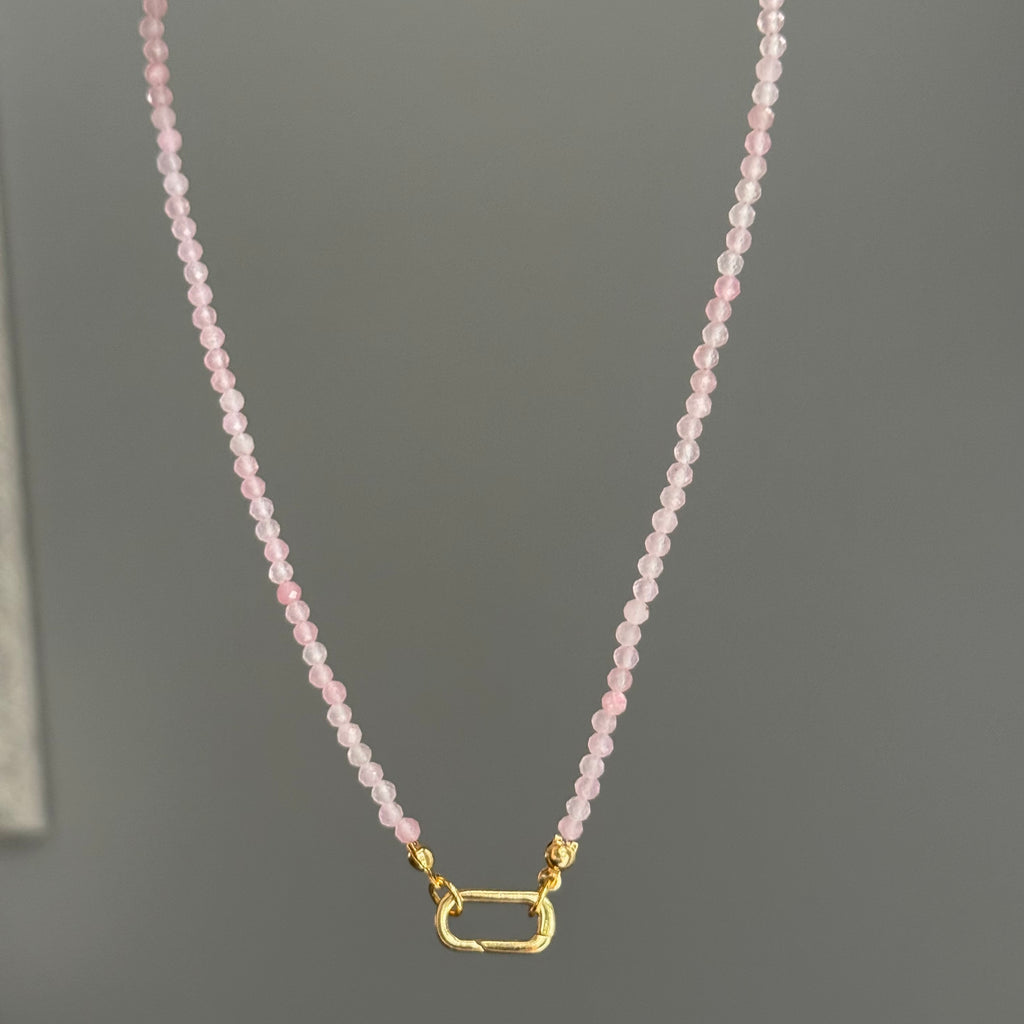 Blush Carabiner Necklace