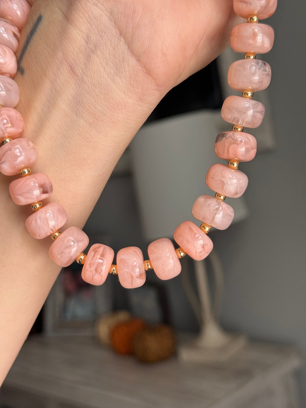 Pink Champagne Necklace
