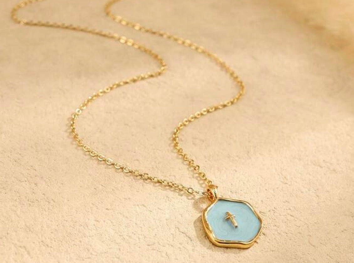 Still Waters Cross Necklace