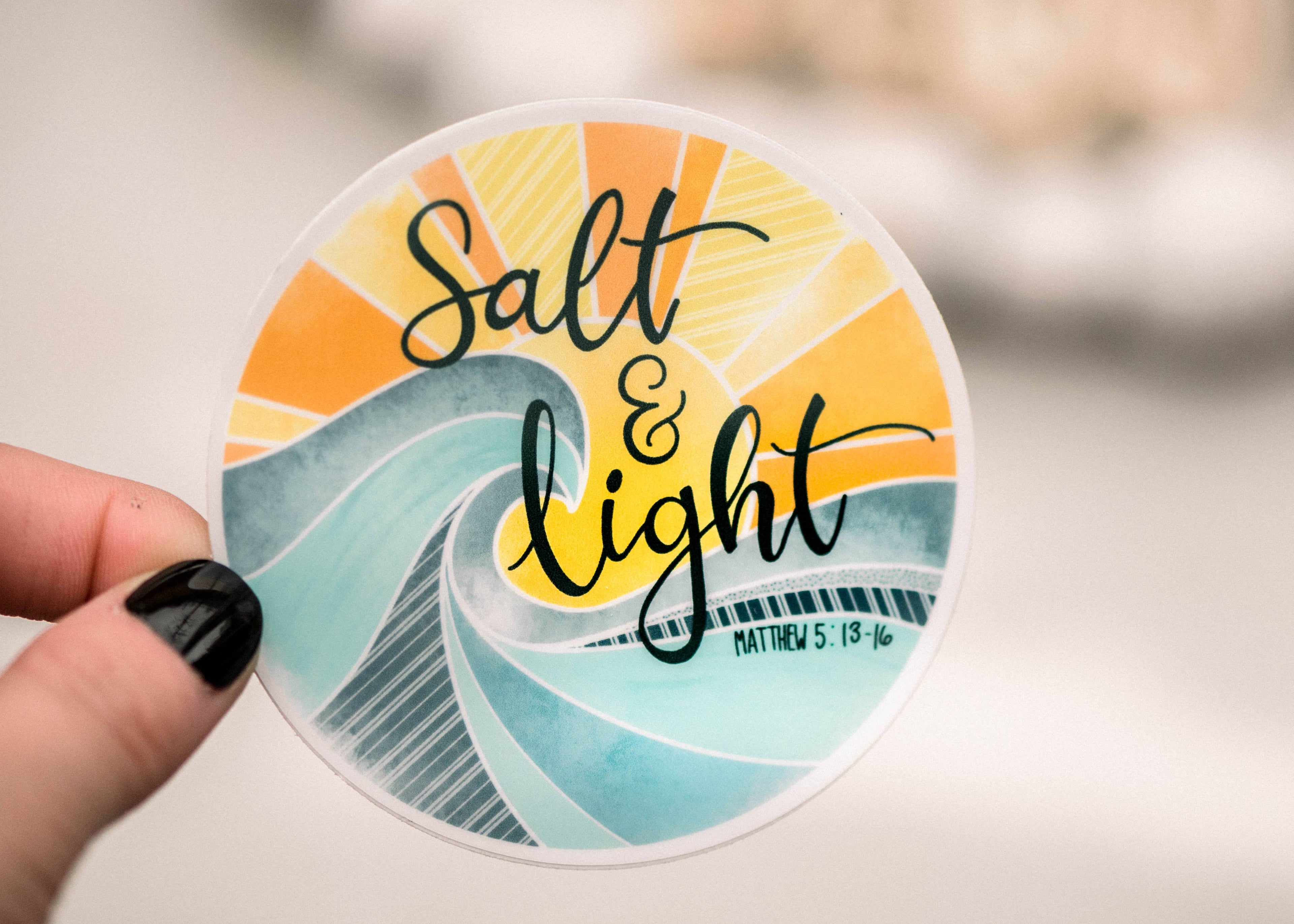 "Salt & Light" Vinyl Sticker
