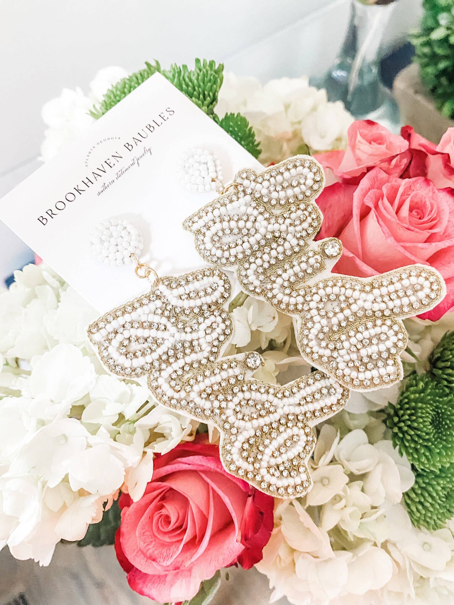 Bride Beaded Earrings