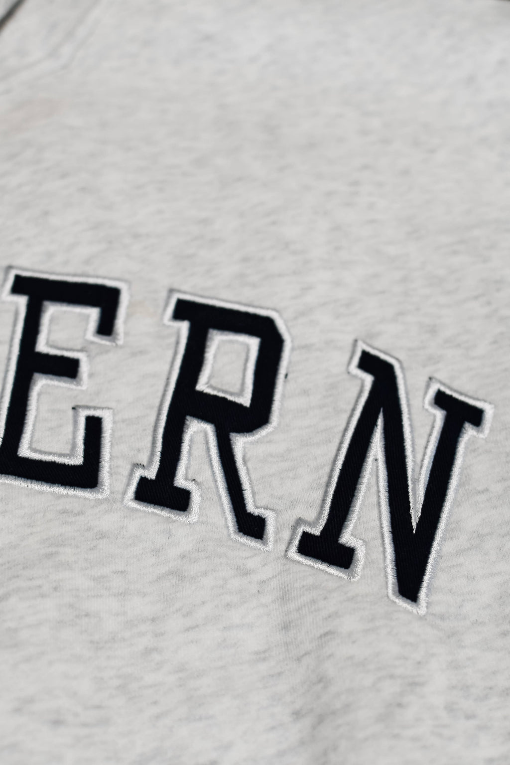 Classic Southern Mock Neck Sweatshirt - Heather Grey