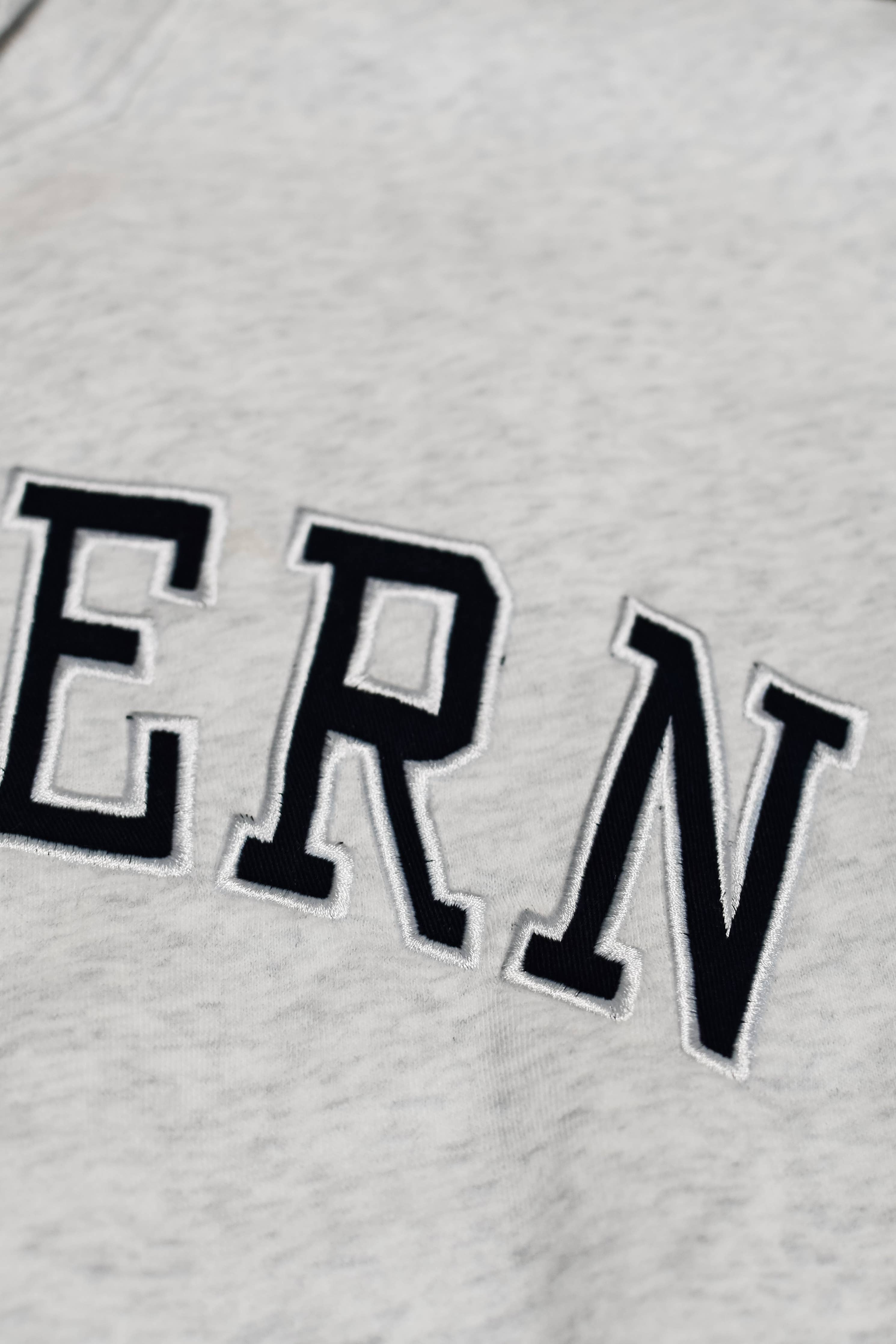 Classic Southern Mock Neck Sweatshirt - Heather Grey