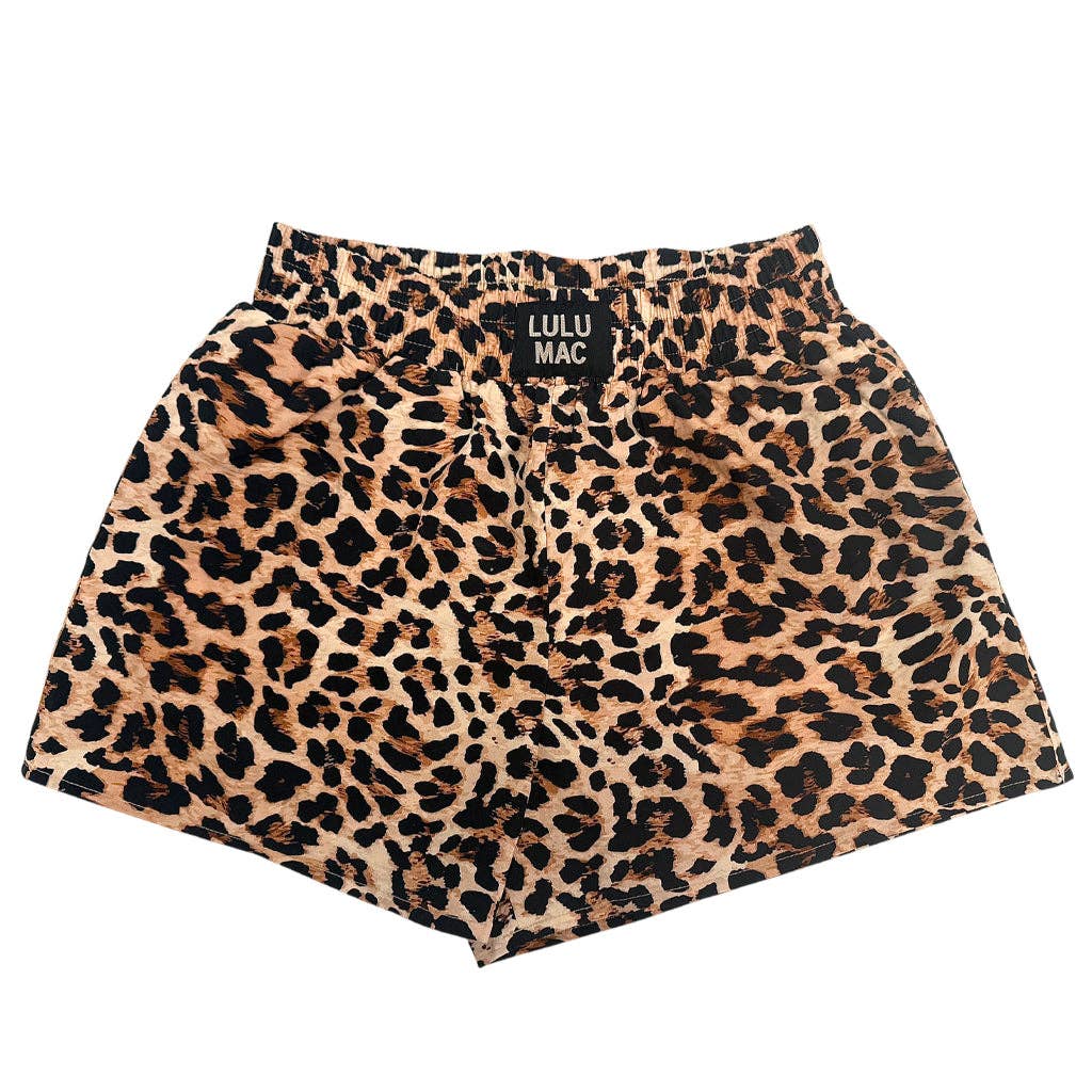 Lulu Mac Shorts: Leopard