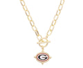 Georgia Bulldogs Logo Intaglio Necklace